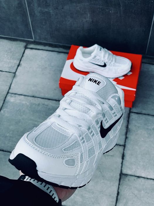 Nike P-600 мужские подростковые найки на лето / кожаные красивки найк / кросовки Найк п6000 Найк аир макс Лето 2026 / кроссовки белые мужские п 6000