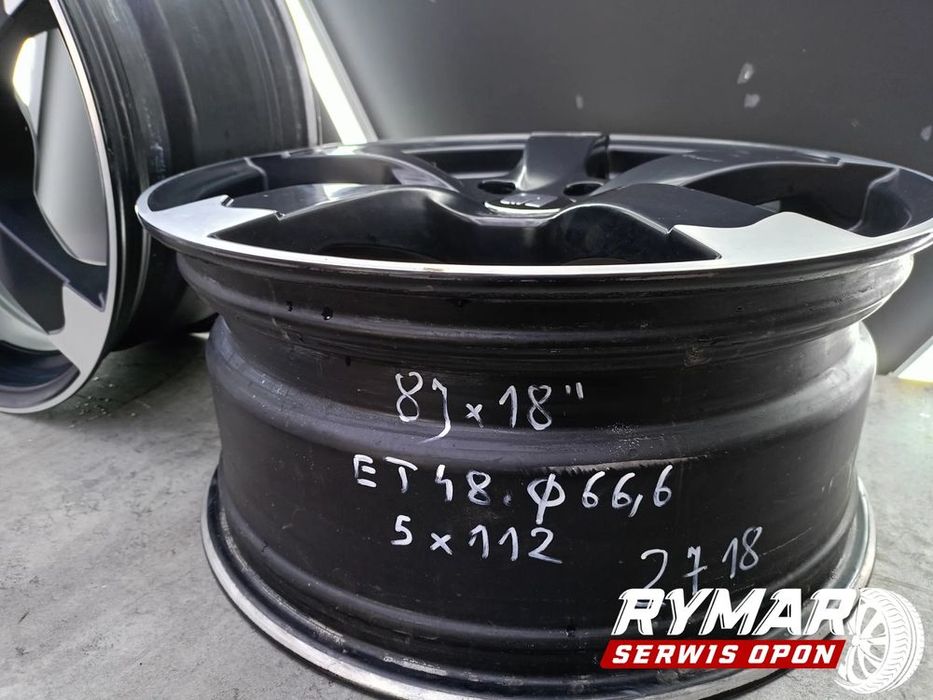 śląsk alufelgi 8x18 5x112 et48 audi vw skoda seat mercedes bmw komplet