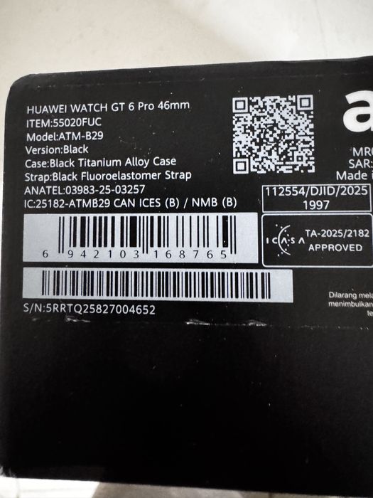 Huawei watch GT6 PRO