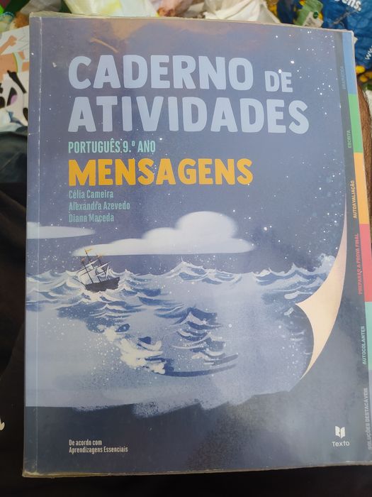 Caderno de atividades português mensagens - oferta dos portes de envio