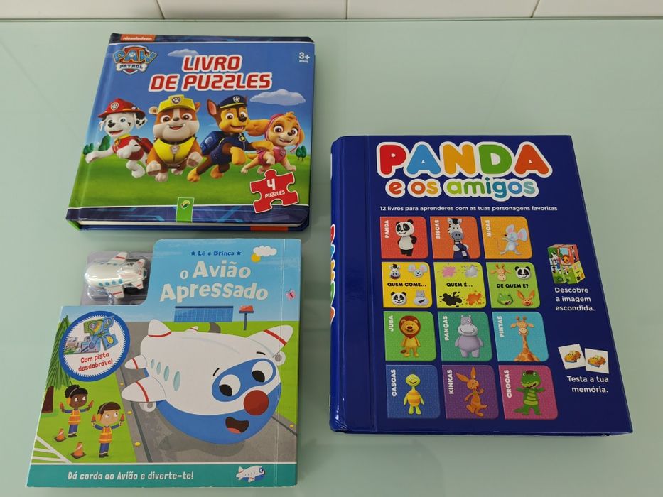 Livros infantis como novos