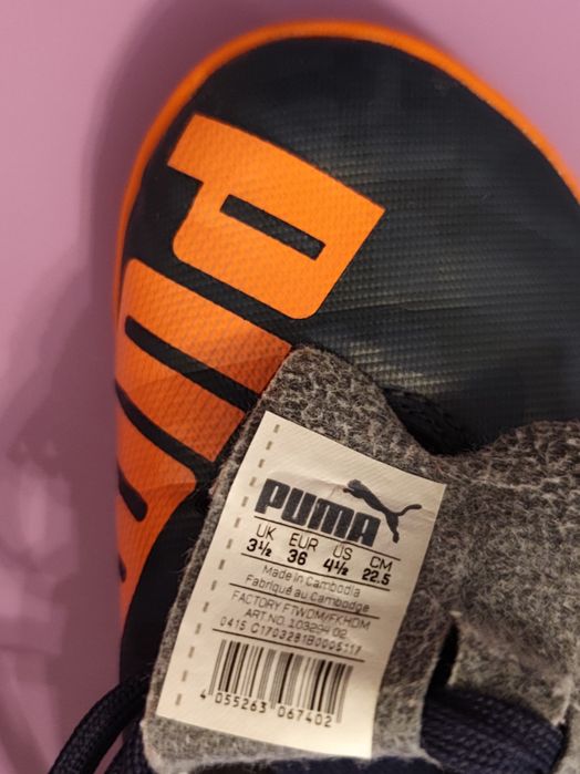 Sapatilhas Puma futsal Número 36 , em muito bom estado!