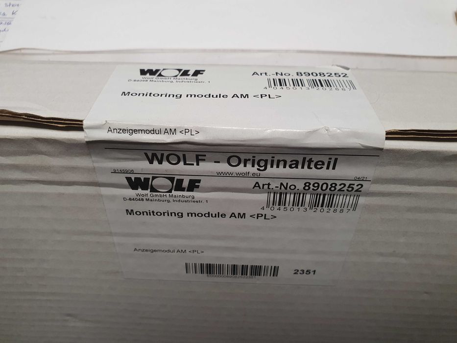 Regulator sterownik AM do kotła gazowego WOLF - nowy