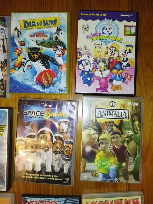 Lote de 12 DVDs animados