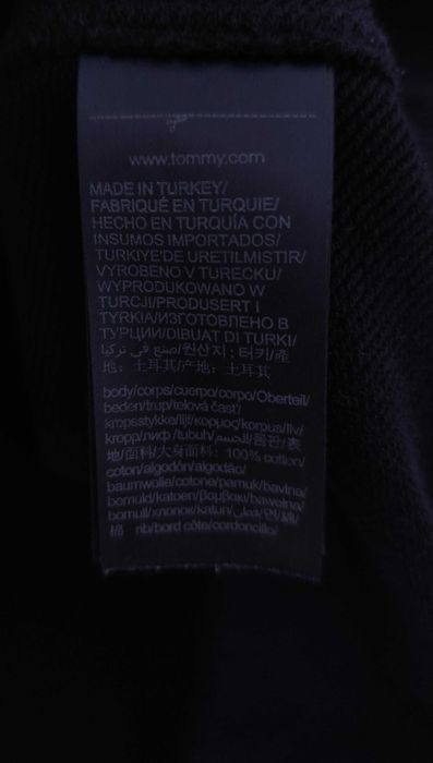 Damska Bluza Crewneck Logo Granatowa Tommy Hilfiger |R. M