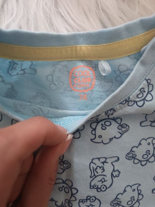 T-shirt chłopięcy dwie sztuki r74