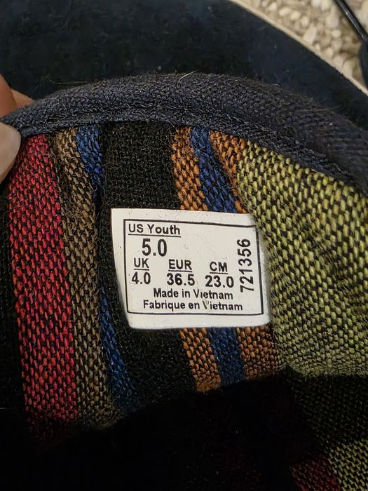 Vans zamszowe granatowe 36,5 okazja