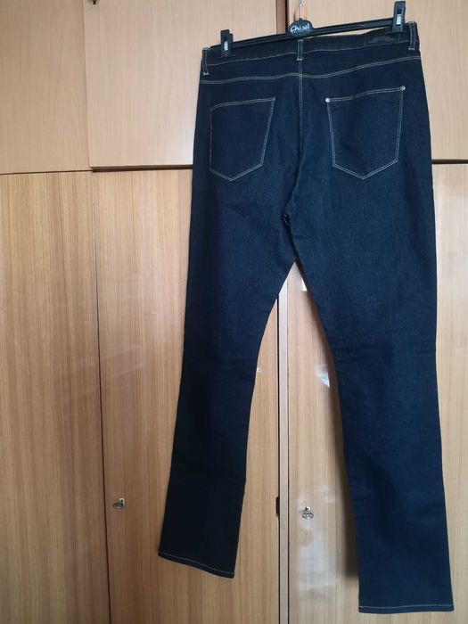 Spodnie jeansowe granatowe