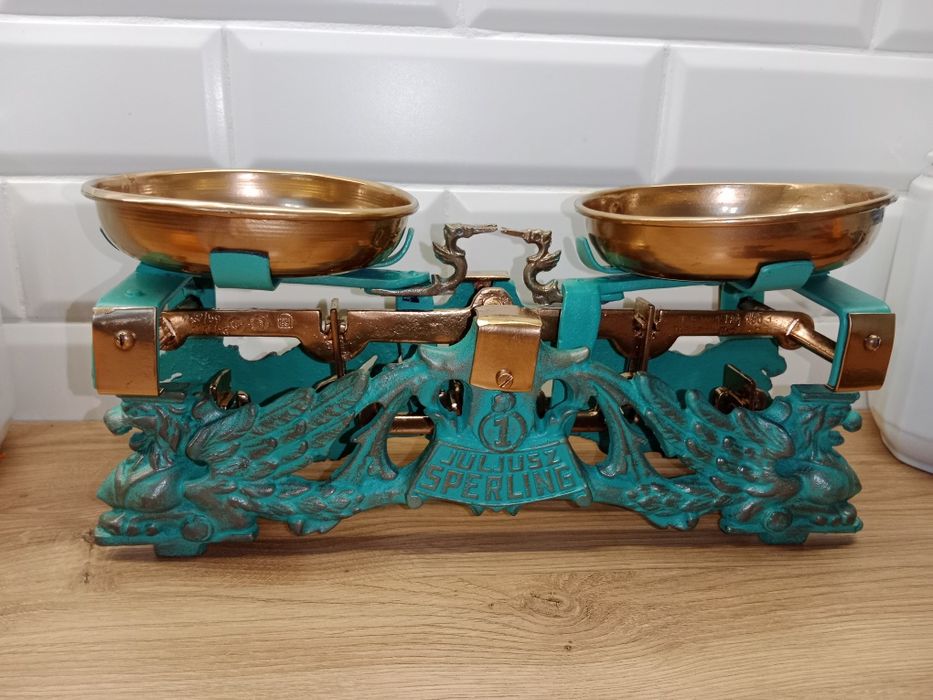 Waga szalkowa Juliusz Sperling 1kg UNIKAT