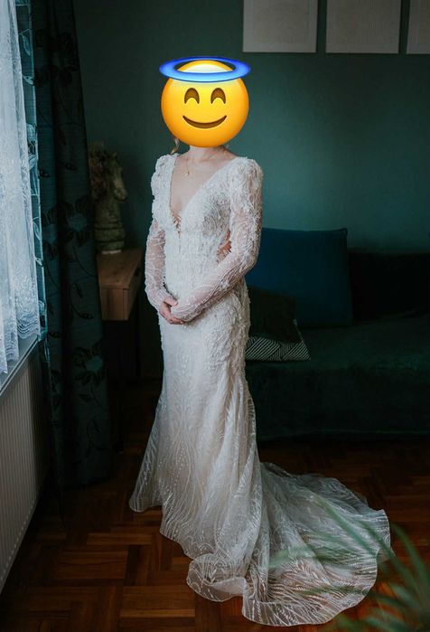 Suknia ślubna rybka z salonu L'amour Model Leonor