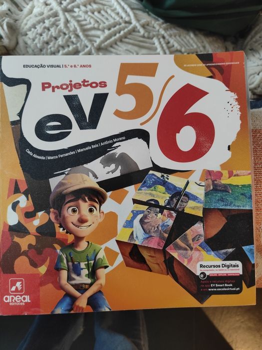 Manual projetos ev 5/6o novo, encadernado, nunca usado