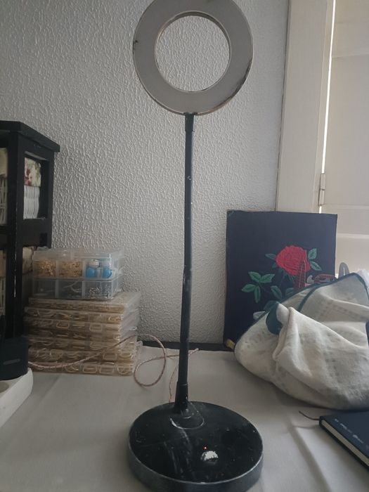 MINISO High Brightness LED Table Lamp candeeiro ring light dobravel usado carregavel