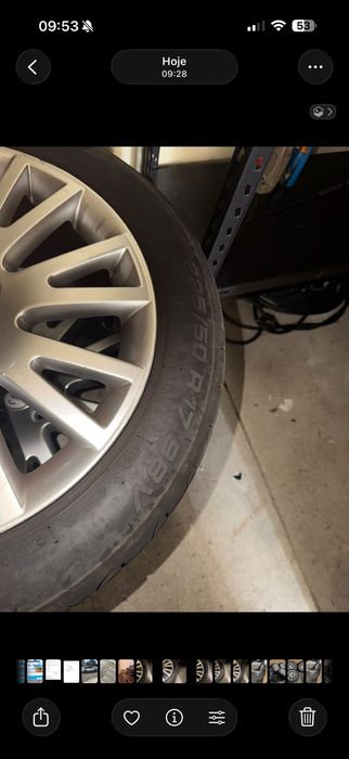 Pneus com jante 17”