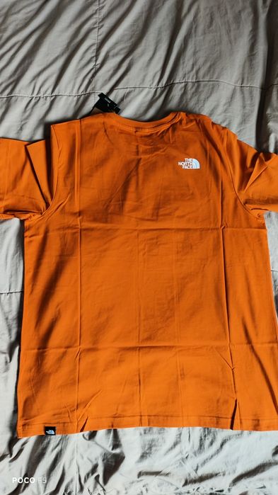 The North Face Agate pomarańczowy t-shirt rozm XL