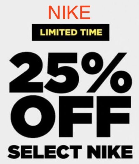 Desconto Nike em qualquer item que requisitar