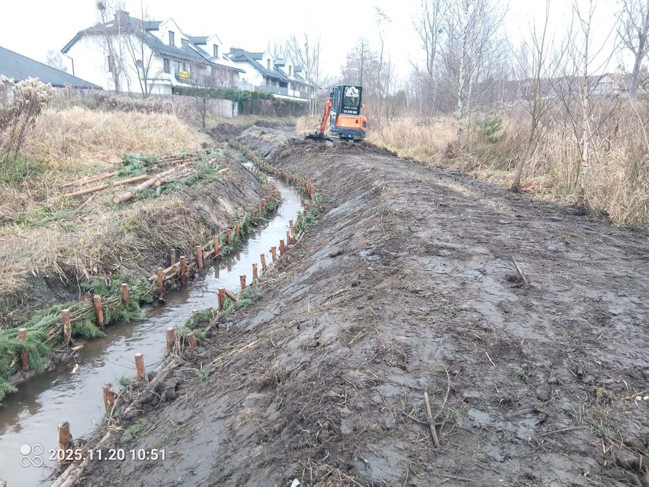 Wynajem minikoparki, prace ziemne, miniładowarka bobcat