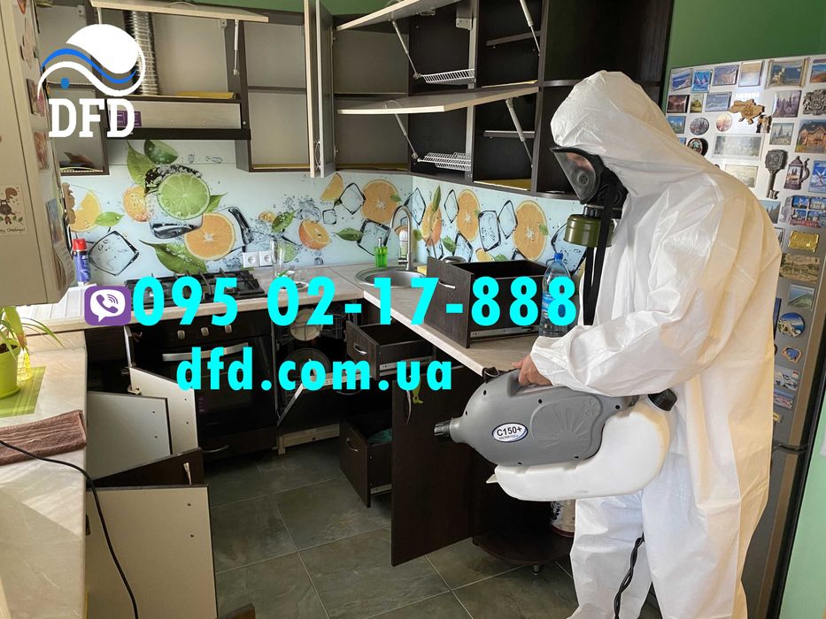 Знищення тарганів, клопів, бліх. Уничтожение тараканов, клопов, бло