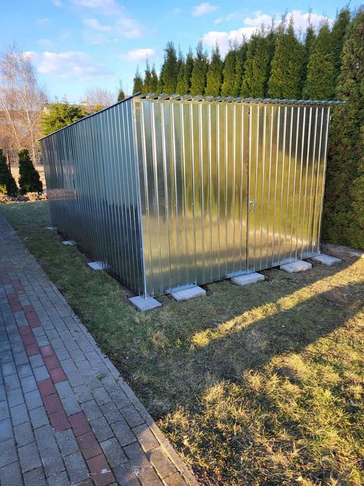 Garaż blaszak 3x5 na działkę ogród auto narzędzia blaszany garaż na budowę blaszak schowek blaszany garaż na budowe schowek budowalny garaż budowlany