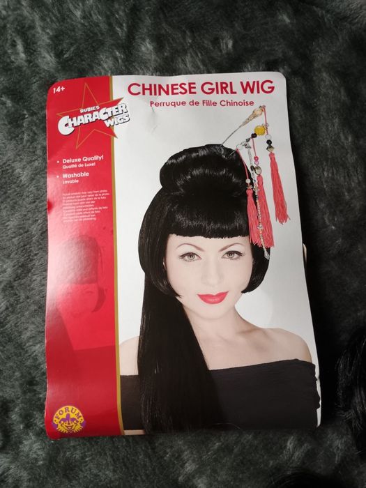 Peruka kostiumowa Gejsza Japonka Chinka Deluxe Quality