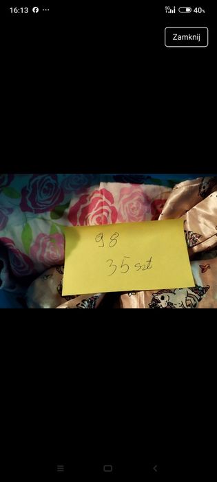 Paka ubrań dla dziewczynki 98