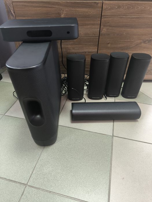 Kino domowe Harman Kardon HKSURROUNDBLKEP czarny 370 W 5.1