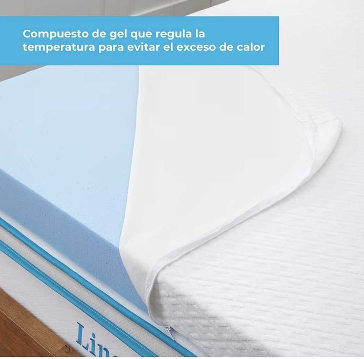 Viscoelastic mattress topper 160 X 200