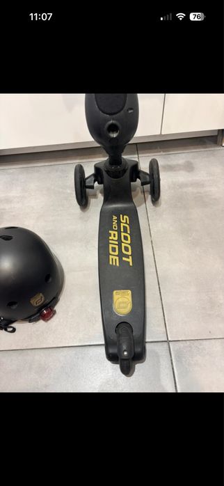 Hulajnoga + kask Scoot and Ride