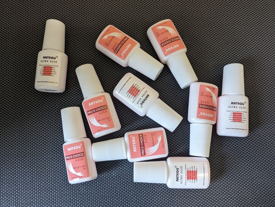 Nowy klej do tipsów sztucznych paznokci z pędzelkiem nail glue 7g mani