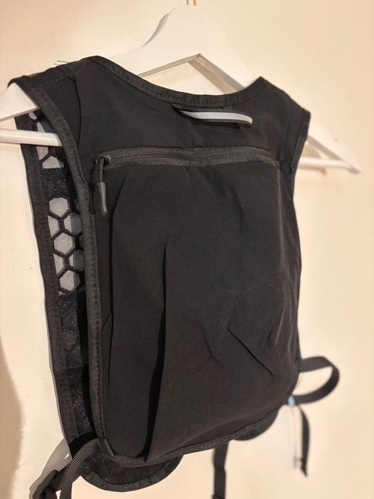 Colete de Corrida e Trail Preto Refletor com Bolsos