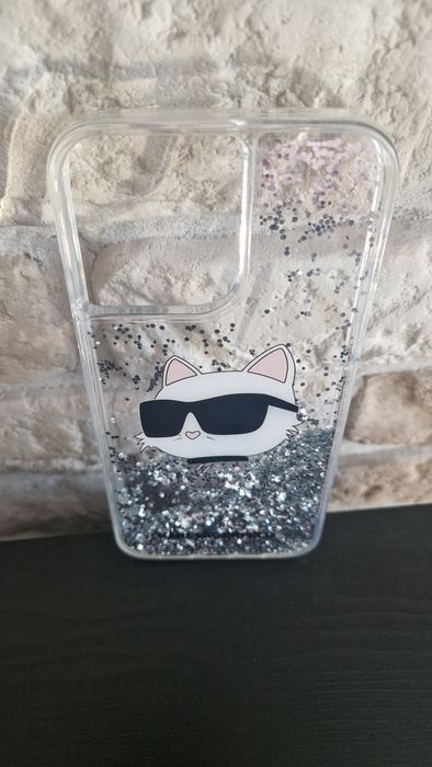 Etui Karl Lagerfeld z poruszający sie cekinami do Iphone 14 Pro Max Oryginalne