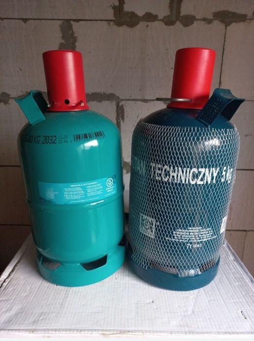 Газовий балон, газовий обігрівач, кемпінговий балон. Пальник. Польща