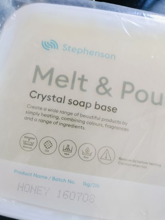 Base neutra de mel para fazer sabonetes