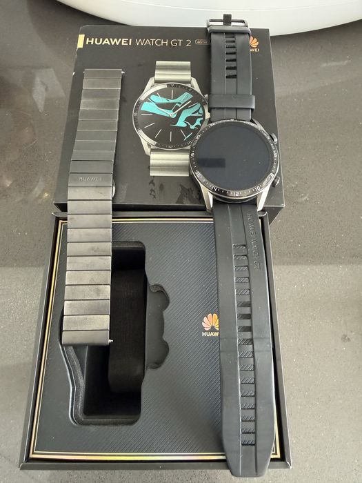 Huawei Watch GT 2 Titanium Gray Como Novo Caixa Original