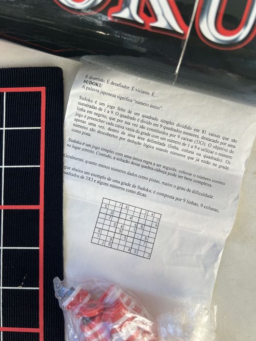 Jogo de tabuleiro Sudoku
