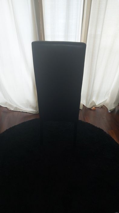 Cadeiras de Sala de Jantar em pele