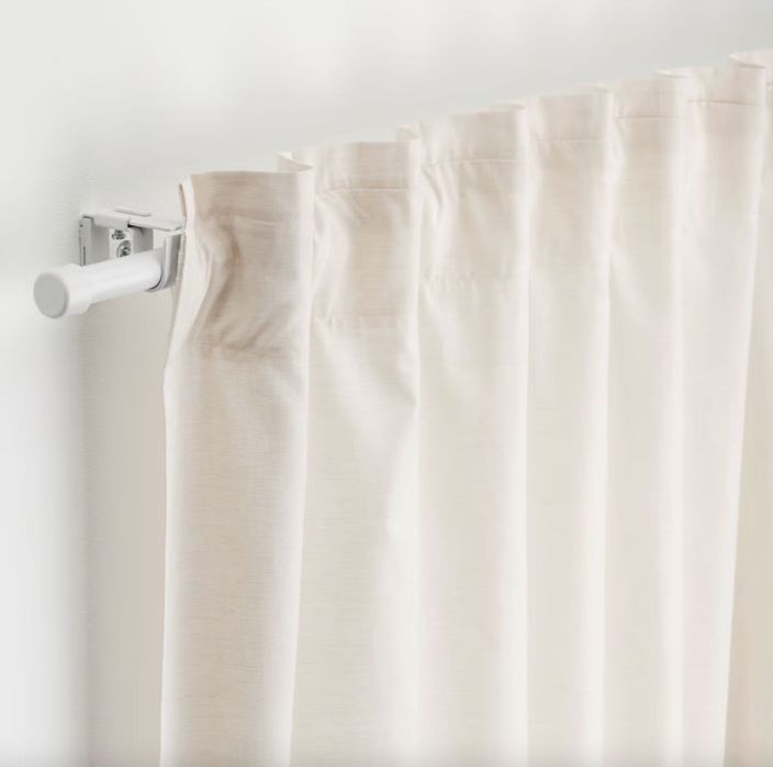 Conjunto para Varão BEKRÄFTA – Branco | 120–210 cm | 19 mm