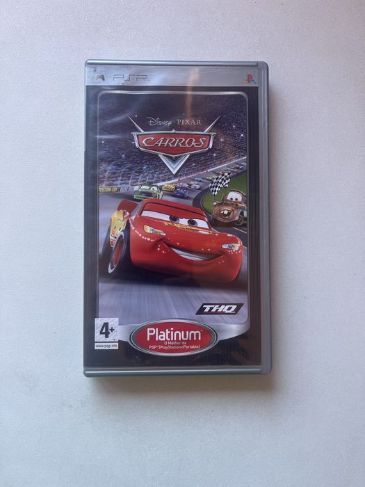 Jogo PSP Disney Pixar Carros Cars Edicao Platinum Completo