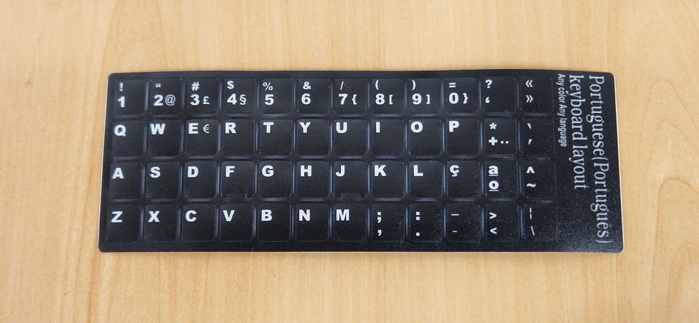Autocolantes para teclas Português teclado