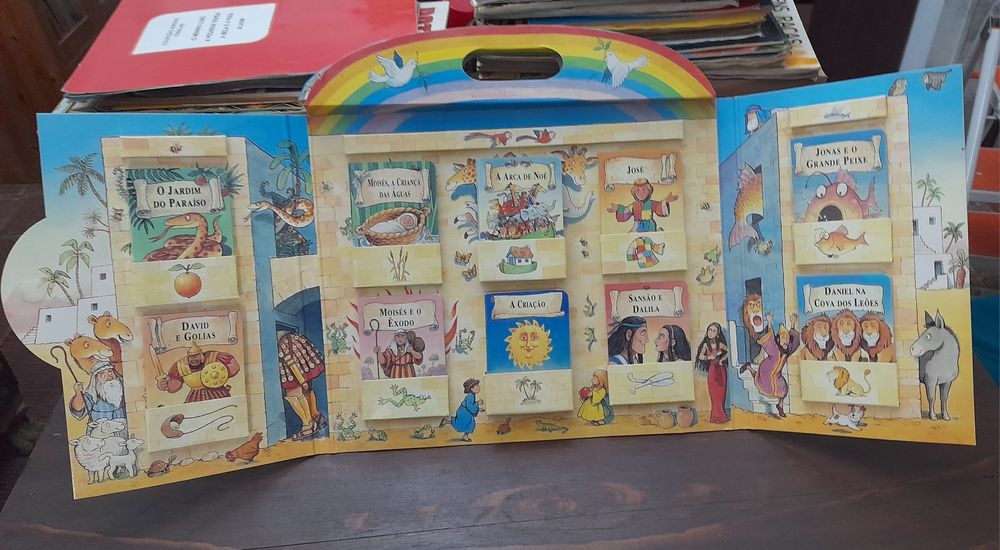 História da Biblia - livro jogo infantil