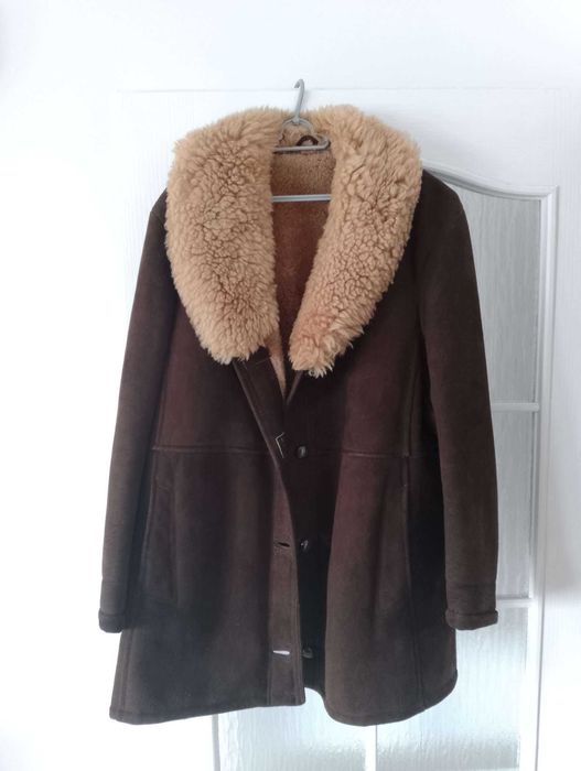 Kożuch damski z prawdziwej wełny