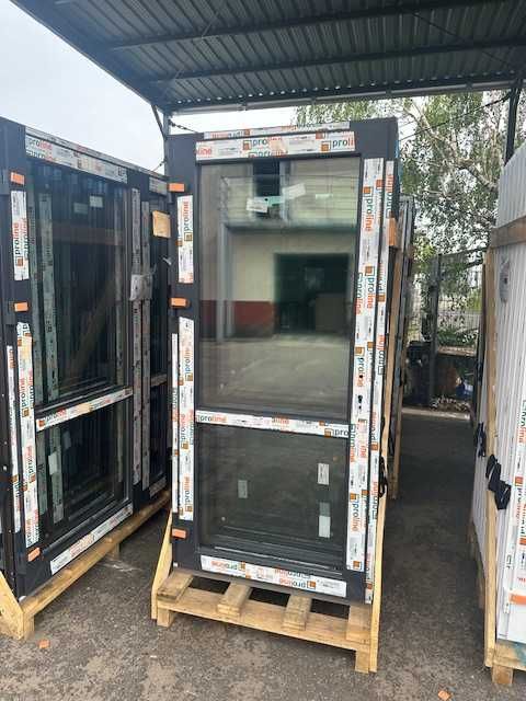 Drzwi PCV zewnętrzne 1400x2100 białe lub antracyt/dostępne od ręki