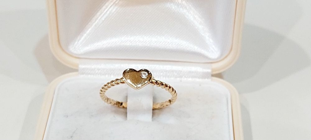 Pierścionek złoty 14 k roz 13