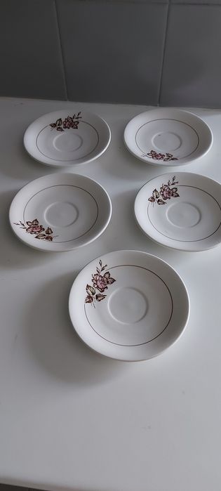 Conjunto de 5 pires antigos ceramica Cesol