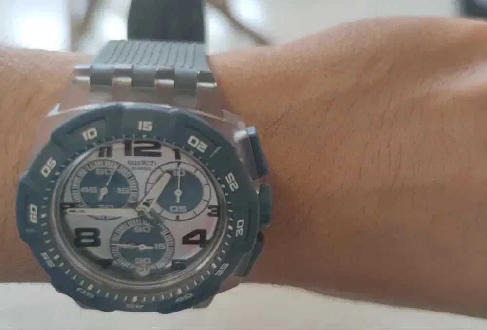 Relógio Swatch azul - Modelo SR936SW