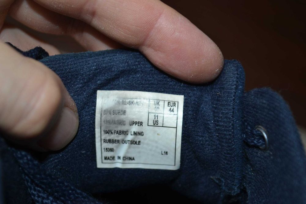 polo ralph lauren 44-45р кроссовки кожаные оригинал