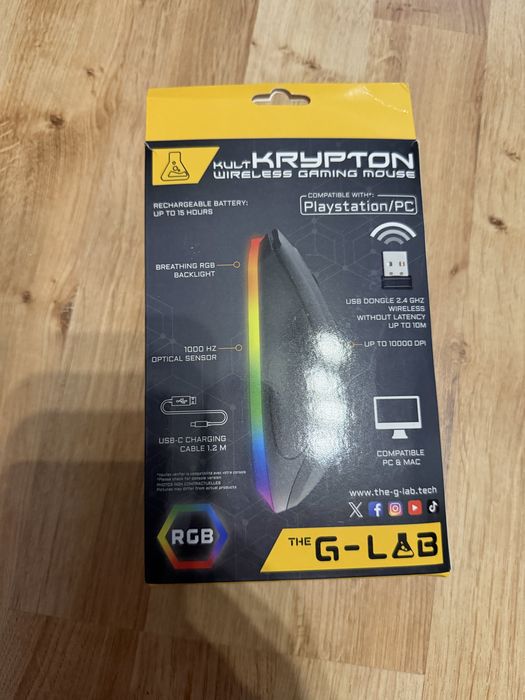 THE G-LAB Kult Krypton Wireless Gaming Mouse