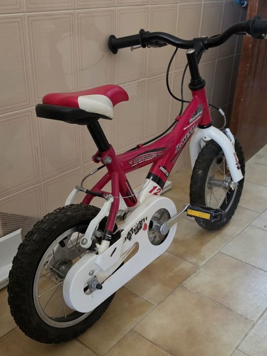 Bicicleta Infantil JL-WENTI Roda 12 (Como Nova) + Rodinhas de Apoio