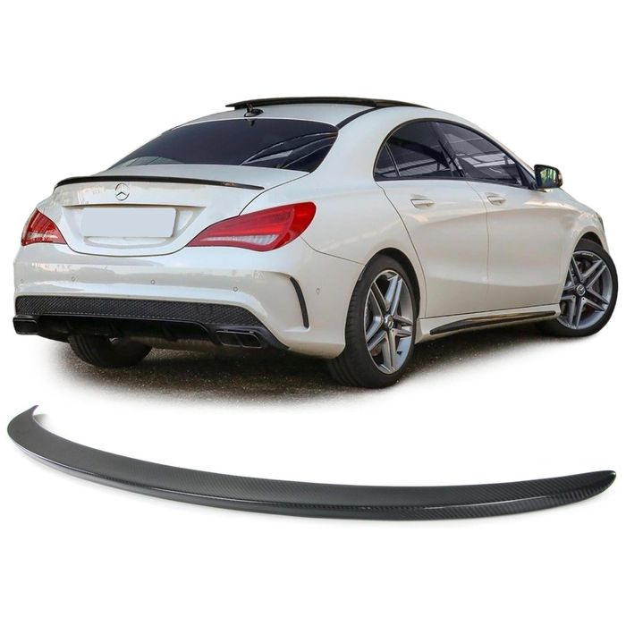 LIP SPOILER AILERON MERCEDES-BENZ CLA C117 W117 A45 AMG NOVO EM CAIXA