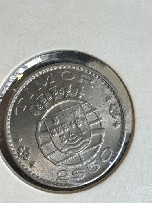 Moeda 2$50 Timor 1970
