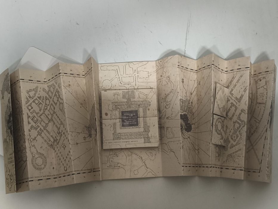 Mapa icónico Maroto de Harry Potter
